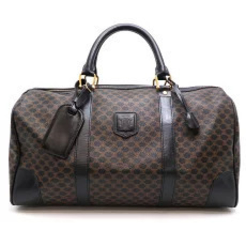 Celine Magadam Boston Bag Brown